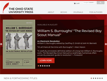 Tablet Screenshot of ohiostatepress.org